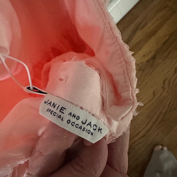 Janie and Jack Light Pink Floral Dress from the special occasion line. - Picture 10 of 10